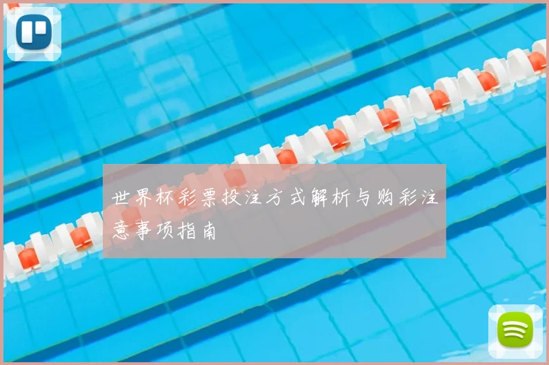 世界杯彩票投注方式解析与购彩注意事项指南